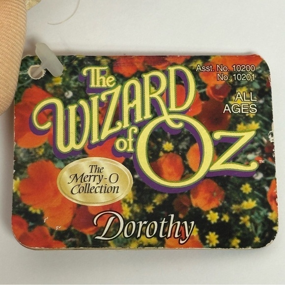 Wizard of Oz DOROTHY Beanie Doll 1998 Merry O Collection Plush Vintage Toy Tag - Picture 13 of 16